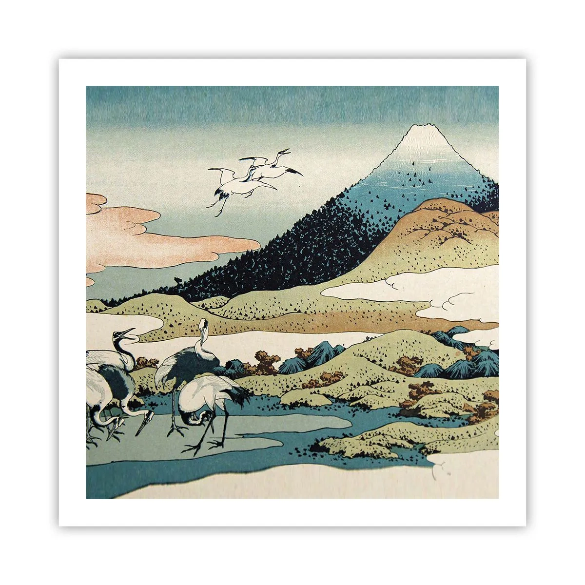Poster - In a Japanese Spirit - 60x60 cm