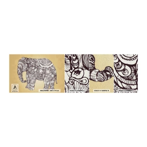 Photo Wallpaper Sample Self-Adhesive Deluxe Sticker - Hidden Elephant - Elephant, Indian, Animal - 100x30 cm