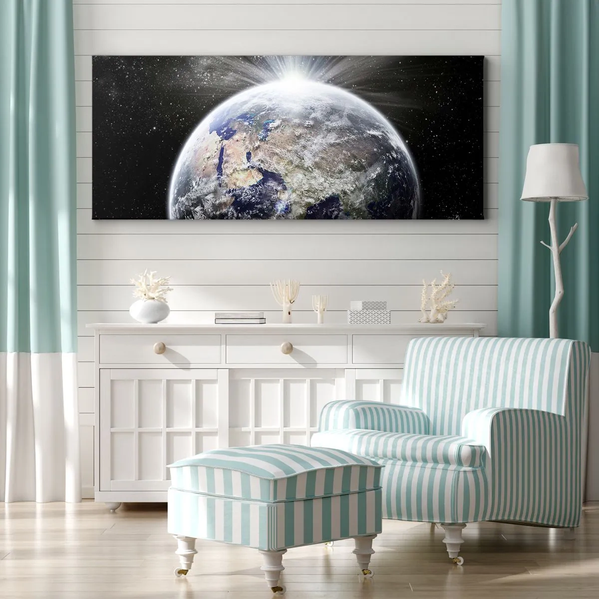 Canvas picture - In Full Blaze - 140x50 cm