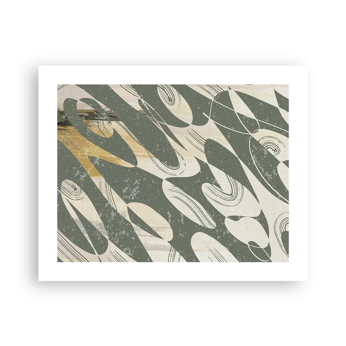 Poster - Rhytmic Abstract - 50x40 cm