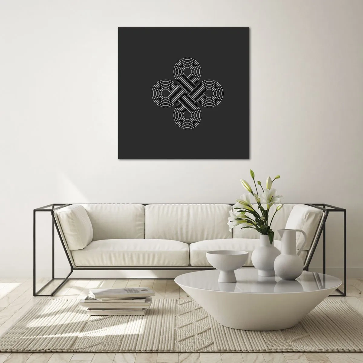 Glass picture - In Celtic Spirit - 30x30 cm