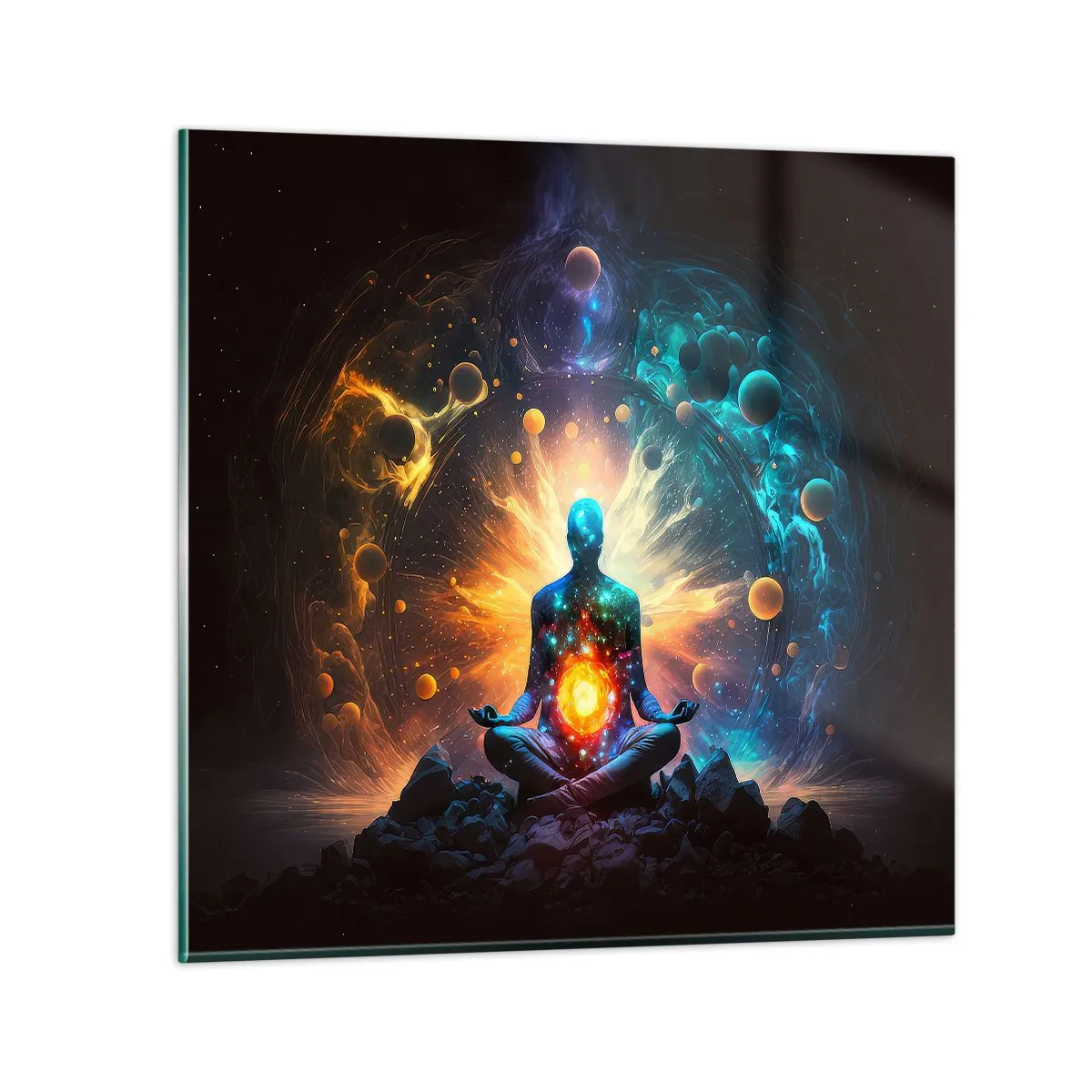 Glass picture - Cosmic Calm - 60x60 cm