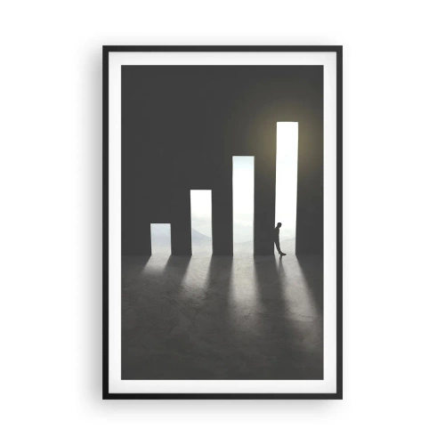 Poster in black frame - Success - Impression - 61x91 cm