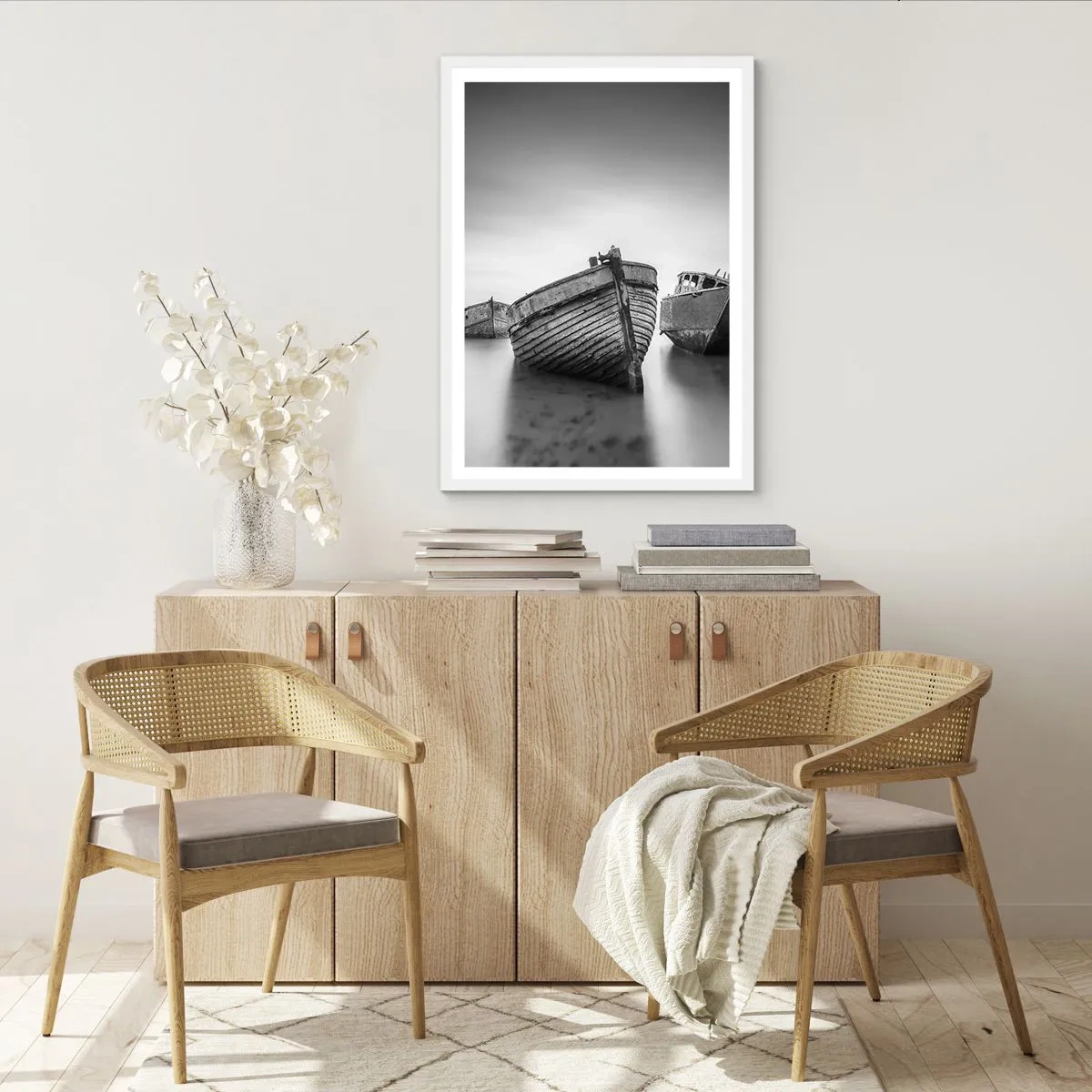 Poster in white frmae - Now Only a Memory - 50x70 cm
