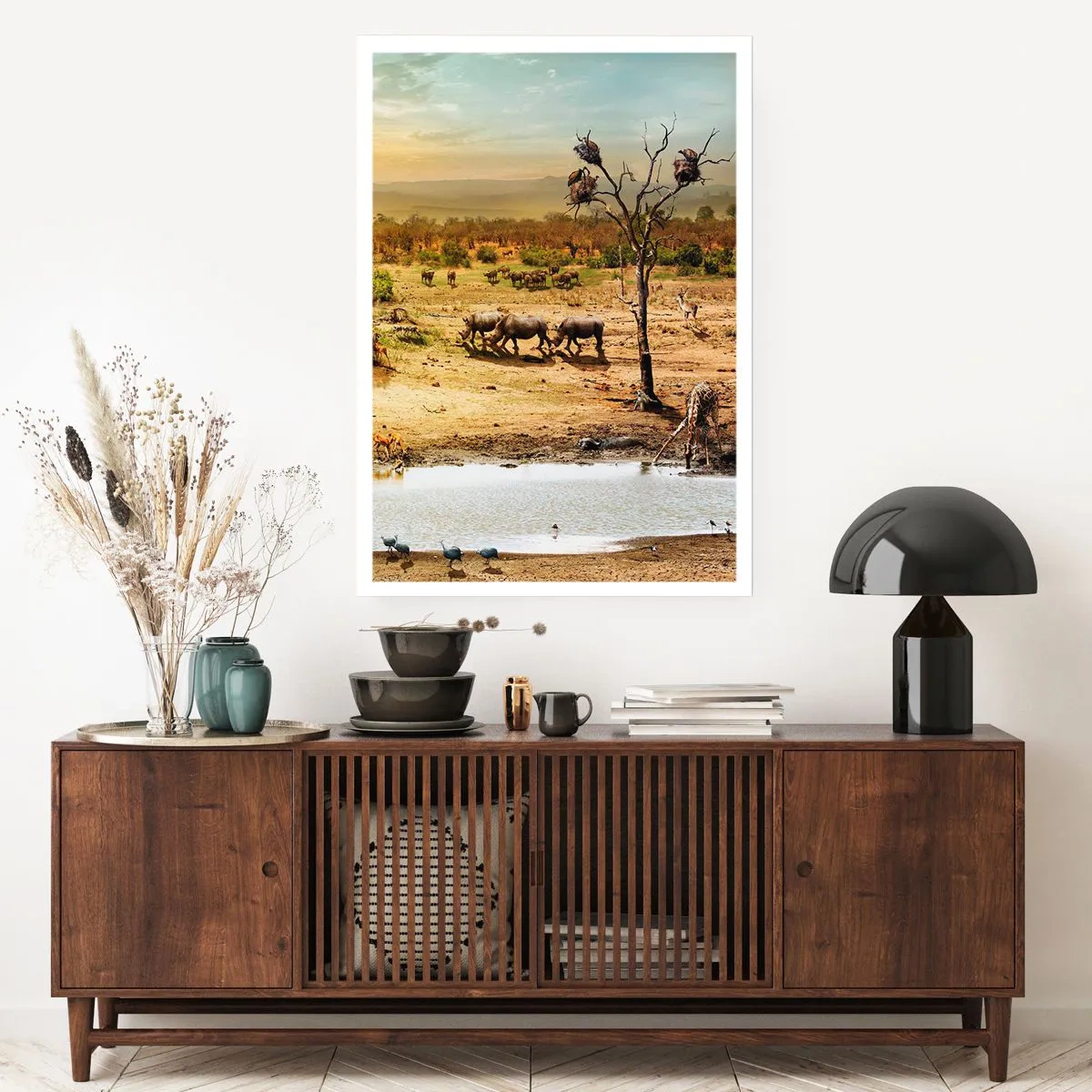 Poster - There Is a River that Flows from Eden - 70x100 cm