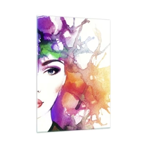 Glass picture - With Head in the Clouds - 50x70 cm