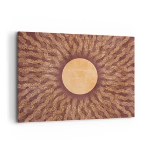 Canvas picture - Sun Icon - 100x70 cm