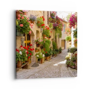 Canvas picture - Flood of Flowers - 40x40 cm