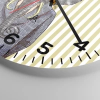 Clock face with numbers