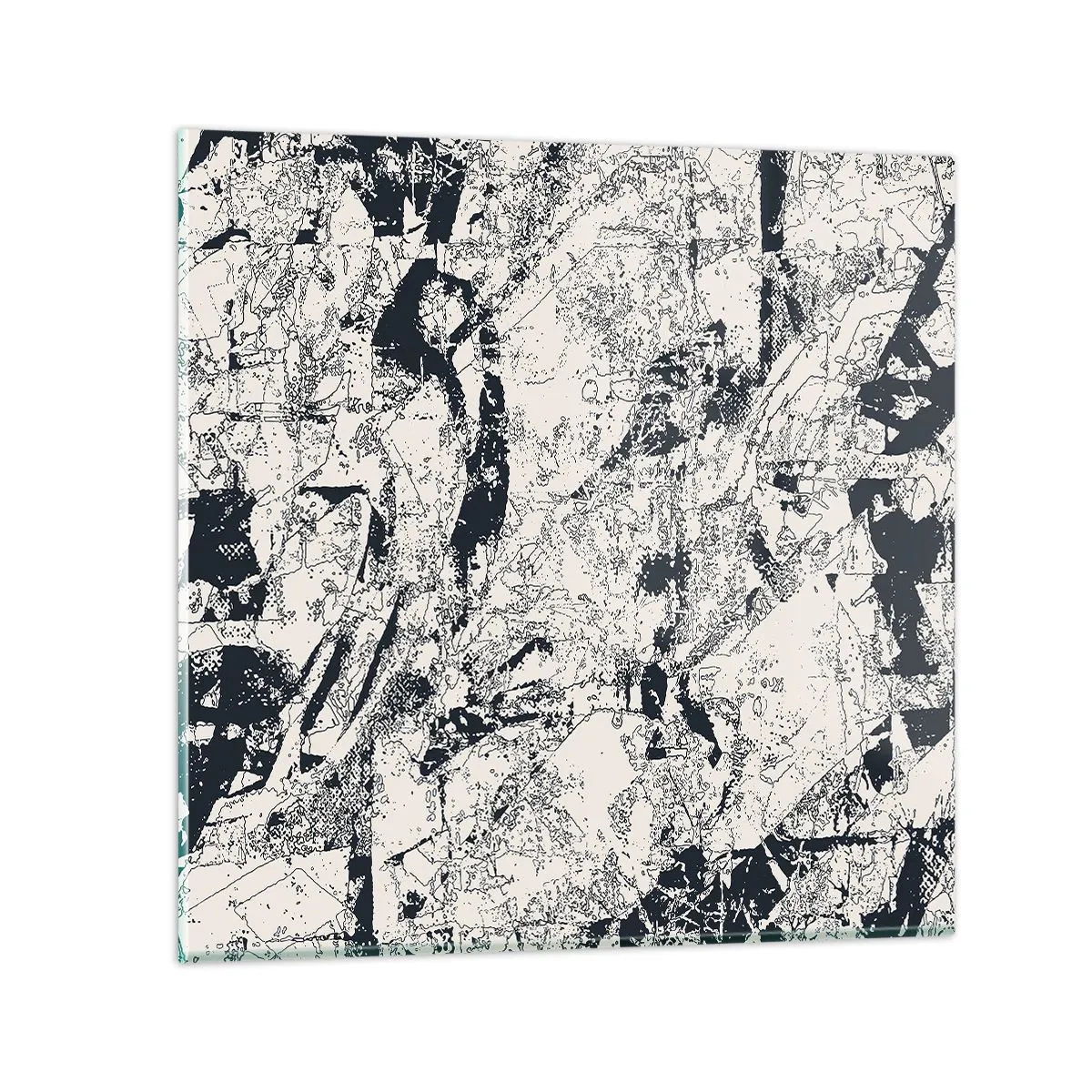 Glass picture - Infilitration of Opposites - 60x60 cm