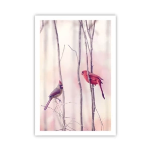 Poster - Tale of a Pink Forest - 61x91 cm
