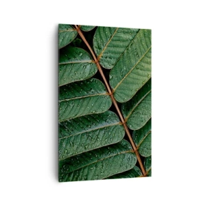 Canvas picture - In Green Rhythm - 80x120 cm