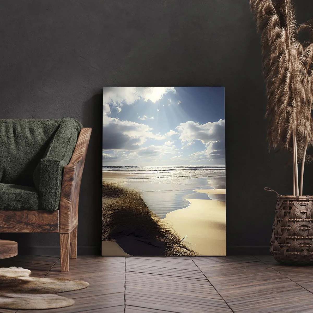 Canvas picture - Beach, Wild Beach - 65x120 cm