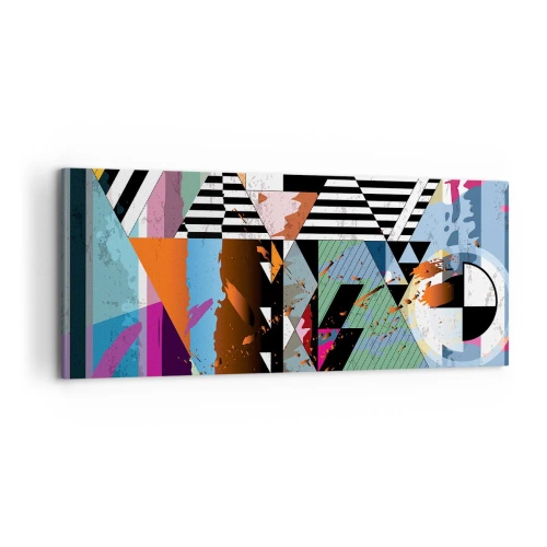 Canvas picture - Geometric and Organic - 120x50 cm