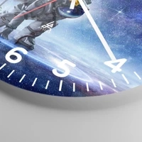 Clock face with numbers