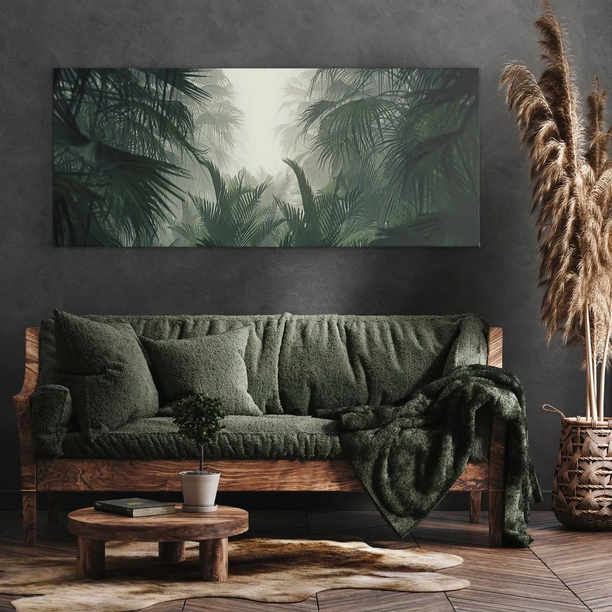 Canvas picture - Tropical Secret - 90x30 cm