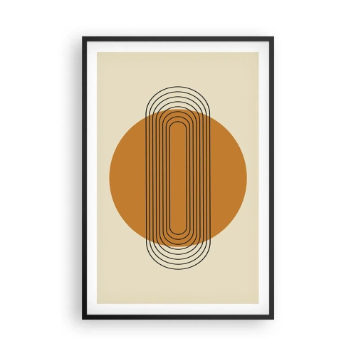 Poster in black frame - Perfect Plan - 61x91 cm