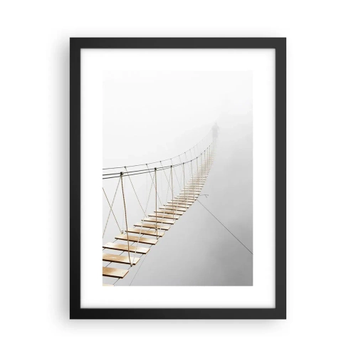 Poster in black frame - Where Did He Take You? - 30x40 cm