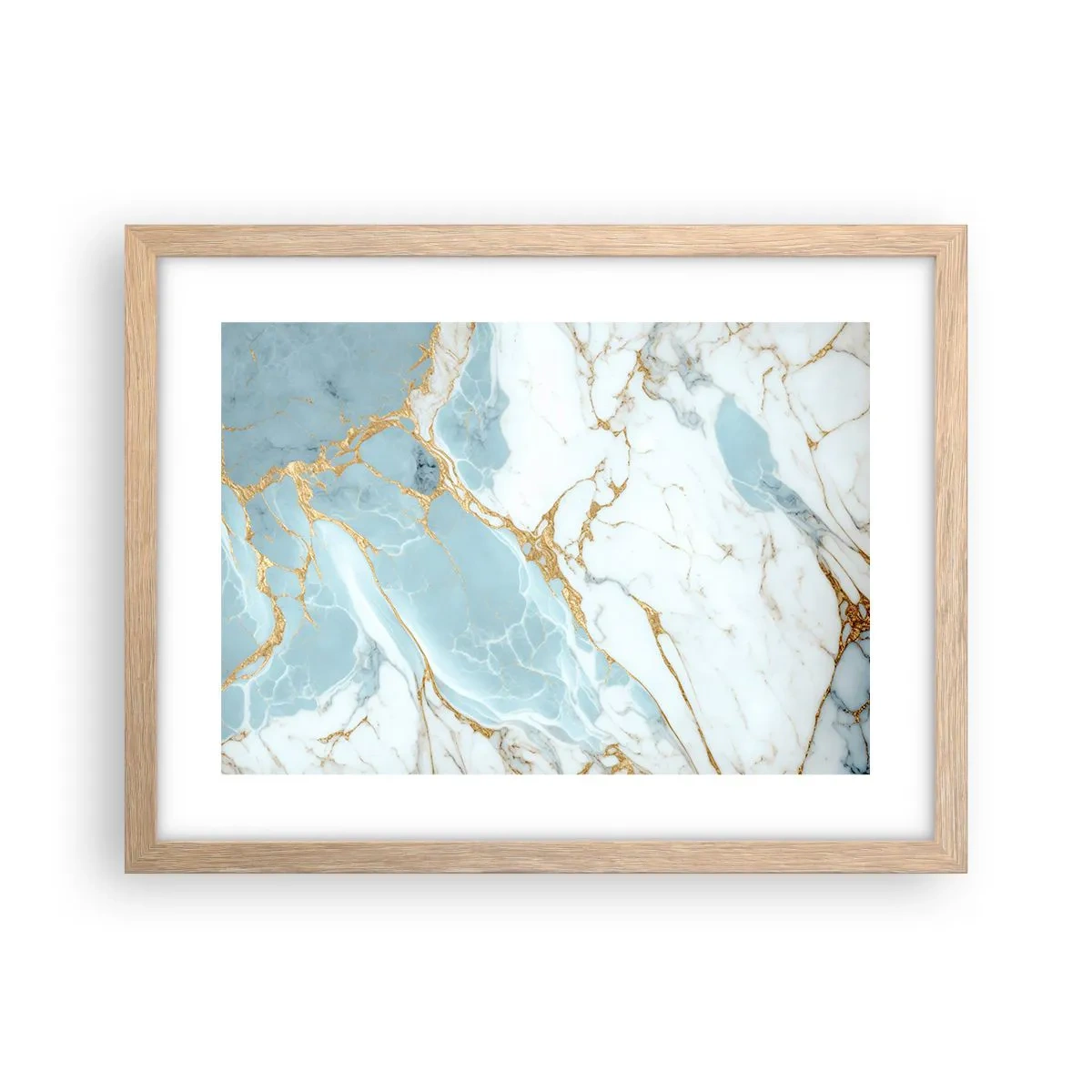 Poster in light oak frame - Richness of the Stone - 40x30 cm