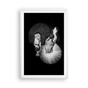 Poster in white frmae - Yin and Yang - Ideal Balance - 61x91 cm
