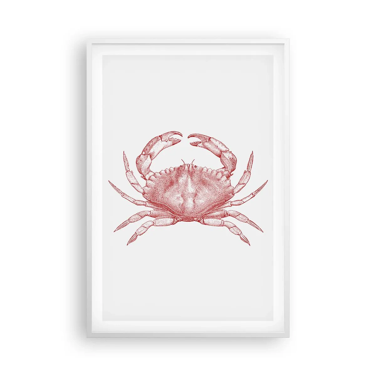 Poster in white frmae - Crab Like No Other - 61x91 cm