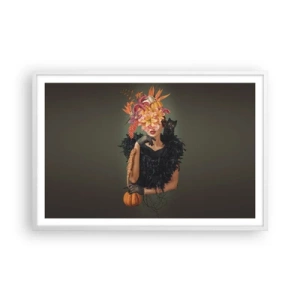 Poster in white frmae - Charm of a Witch - 91x61 cm