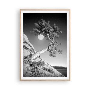 Poster in light oak frame - Winning Warrior - 70x100 cm