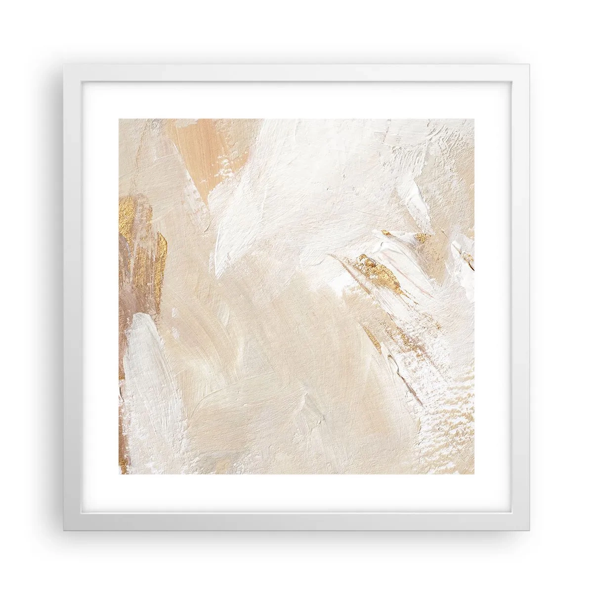 Poster in white frmae - Pastel Composition - 40x40 cm