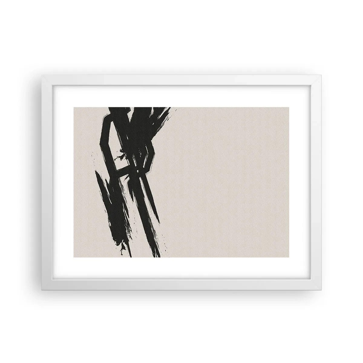 Poster in white frmae - Uncontrollable Rush - 40x30 cm