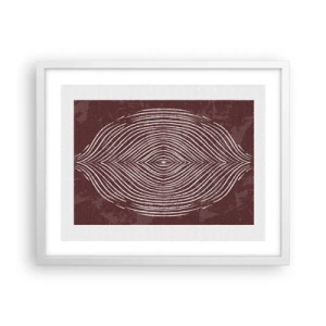 Poster in white frmae - Space Talks - 50x40 cm