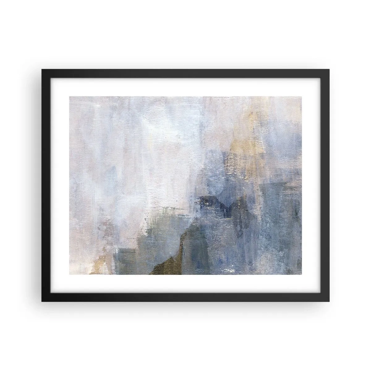 Poster in black frame - Tones and Chords of Colours - 50x40 cm
