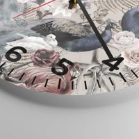 Clock face with numbers