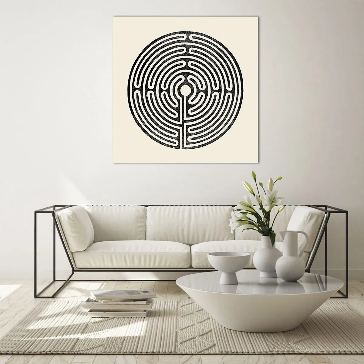 Glass picture - Mysterious Order - 50x50 cm