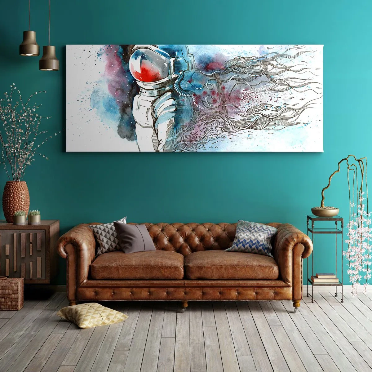 Canvas picture - Alone In Space - 120x50 cm