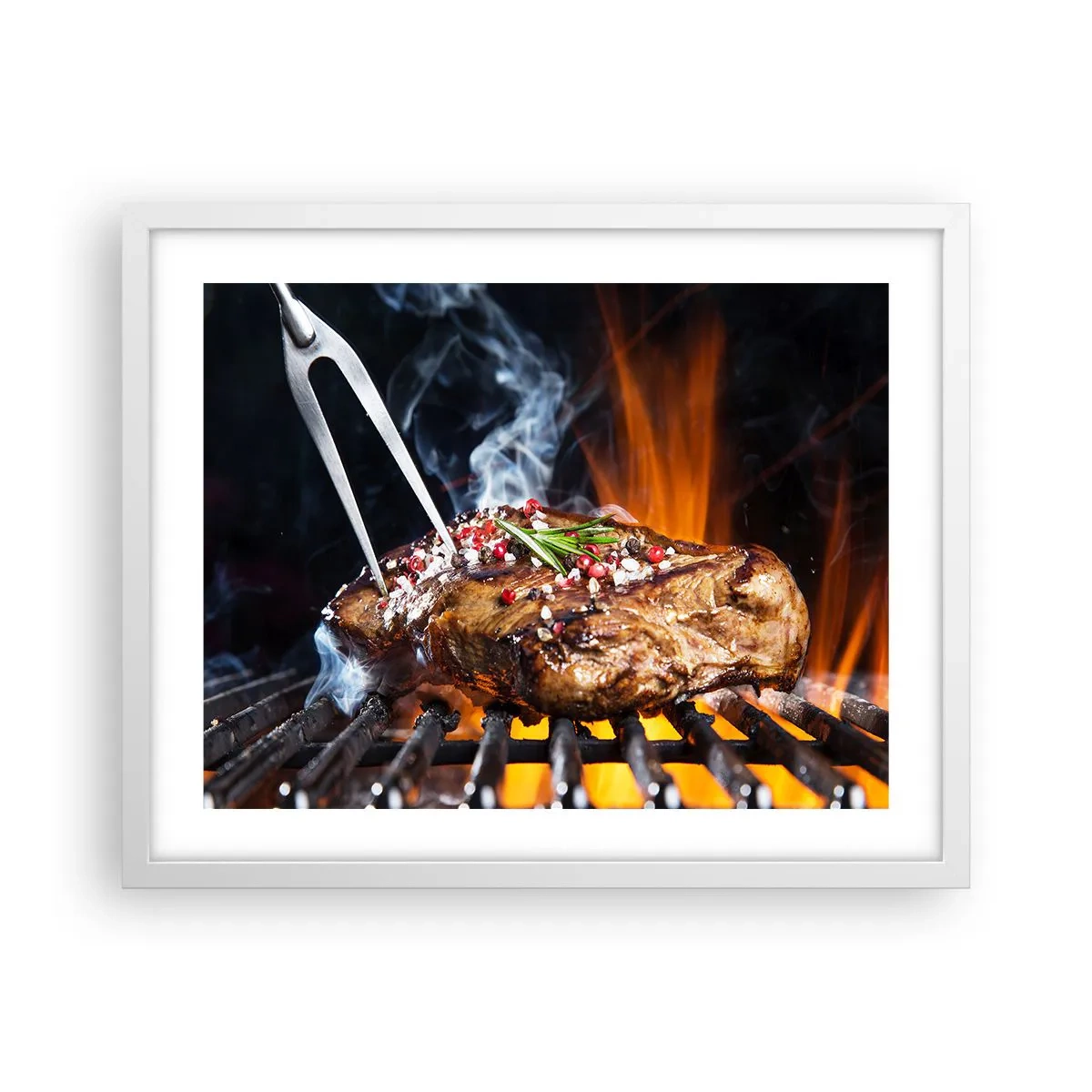 Poster in white frmae - Juicy and Fragrant - 50x40 cm