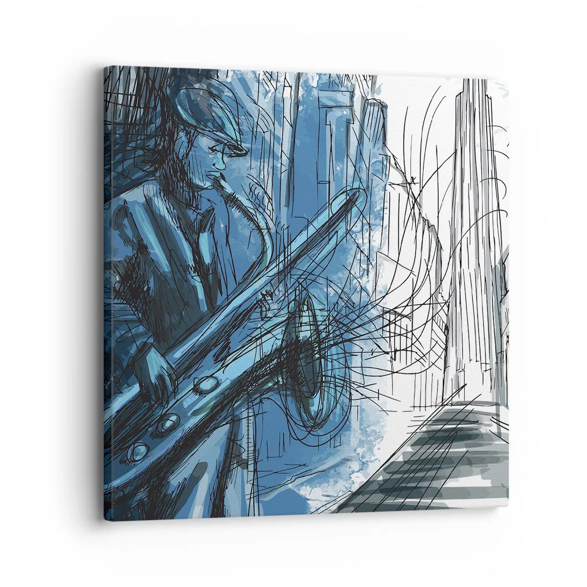 Canvas picture - City Rhapsody - 30x30 cm