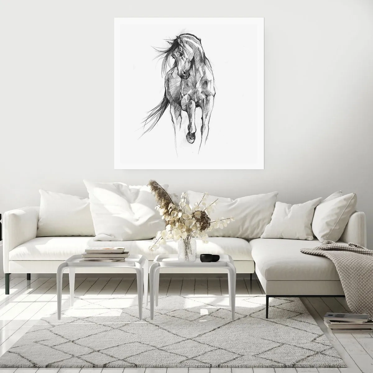 Poster - In a Graceful Trot - 50x50 cm