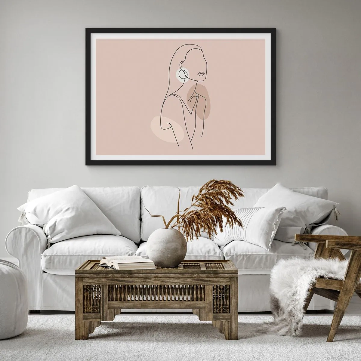 Poster in black frame - Icon of Girlhood - 40x30 cm