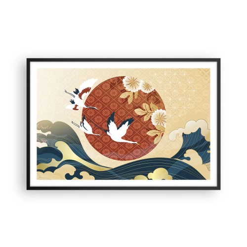 Poster in black frame - Japanese Tale - 91x61 cm