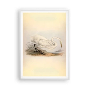 Poster in white frmae - Lady on the Marsh - 70x100 cm