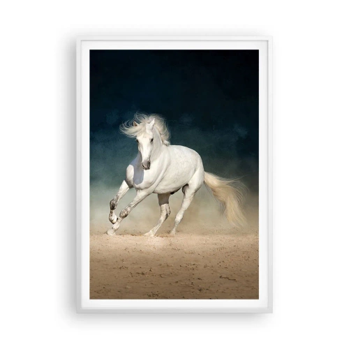 Poster in white frmae - Freedom in a Pure State - 70x100 cm