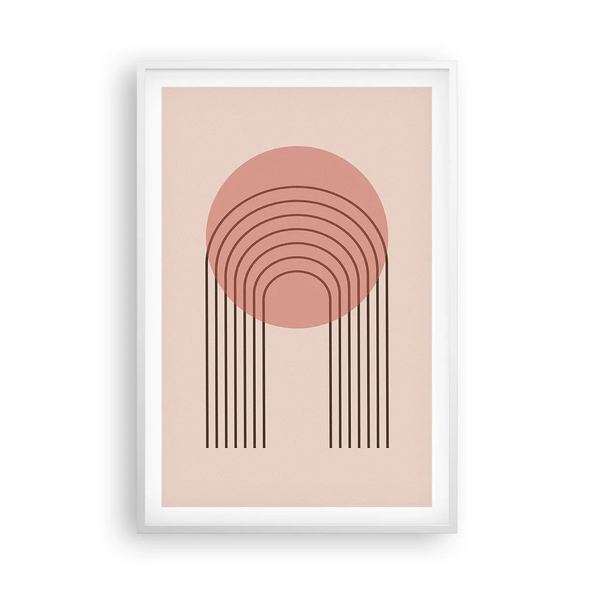 Poster in white frmae - Irresistible Attraction - 61x91 cm