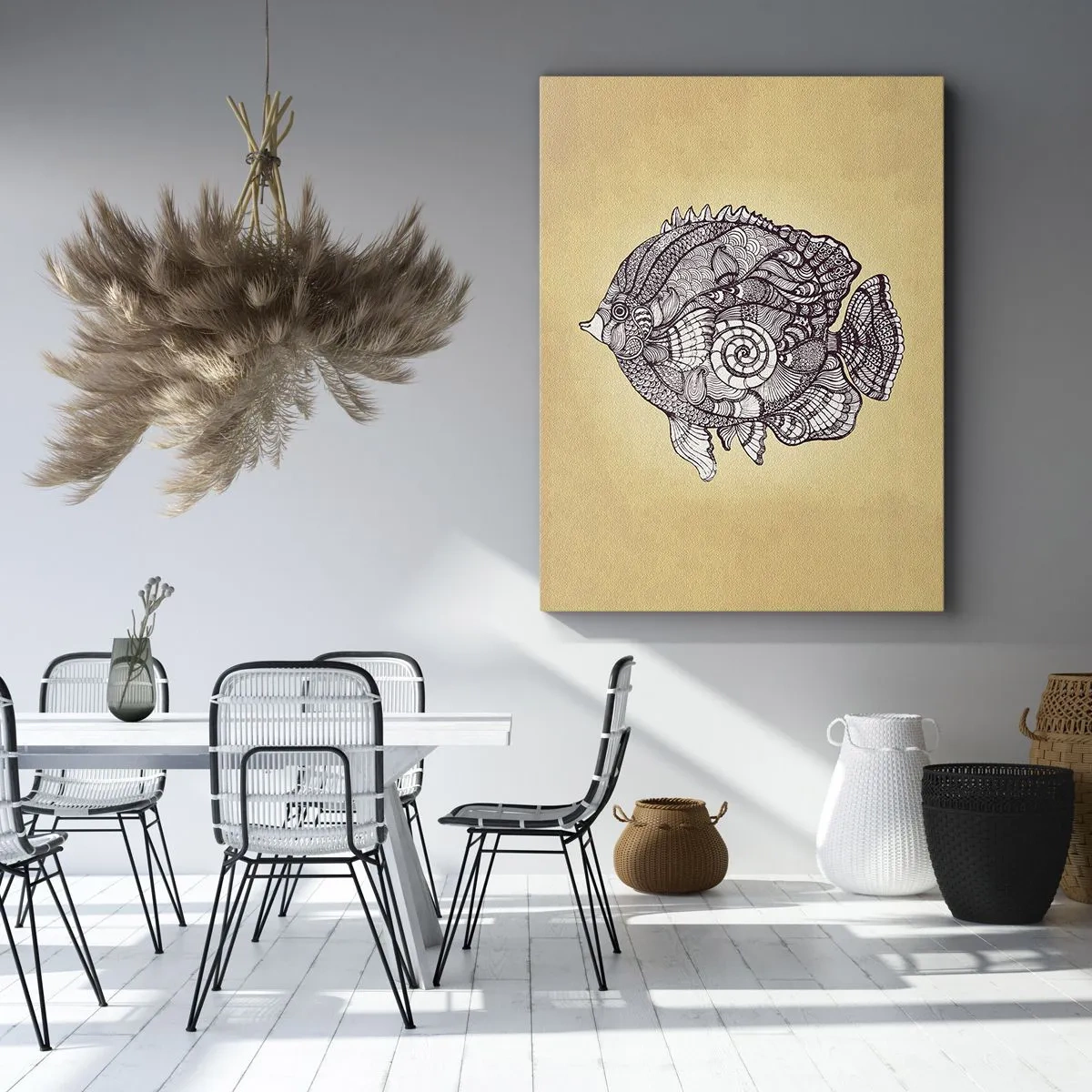 Canvas picture - From the Ocean of Ornaments - 70x100 cm