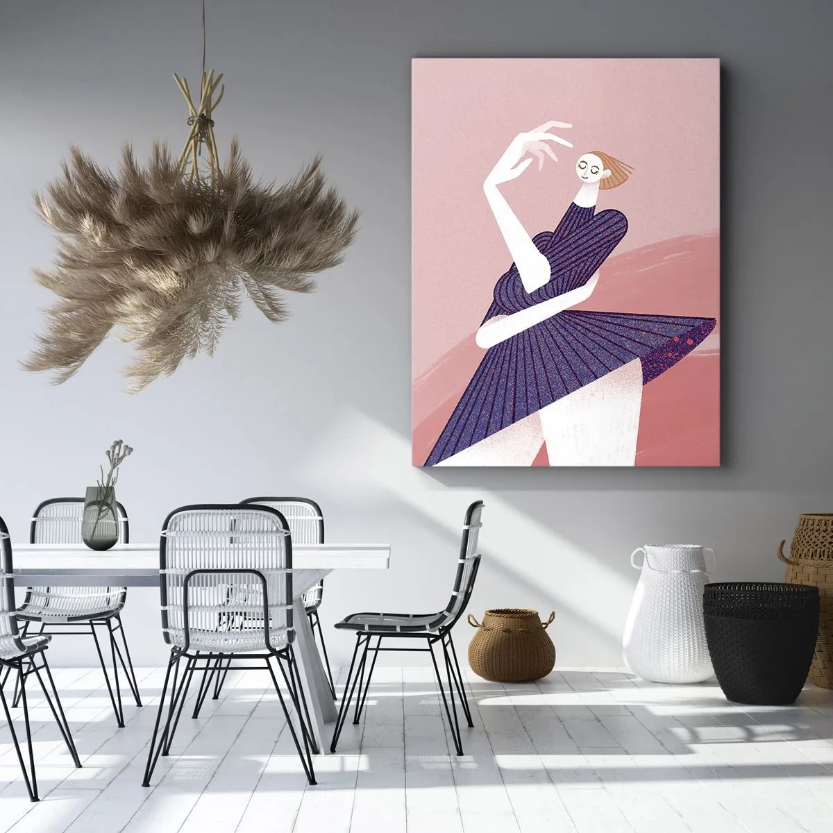 Canvas picture - Every Step Dancing - 65x120 cm