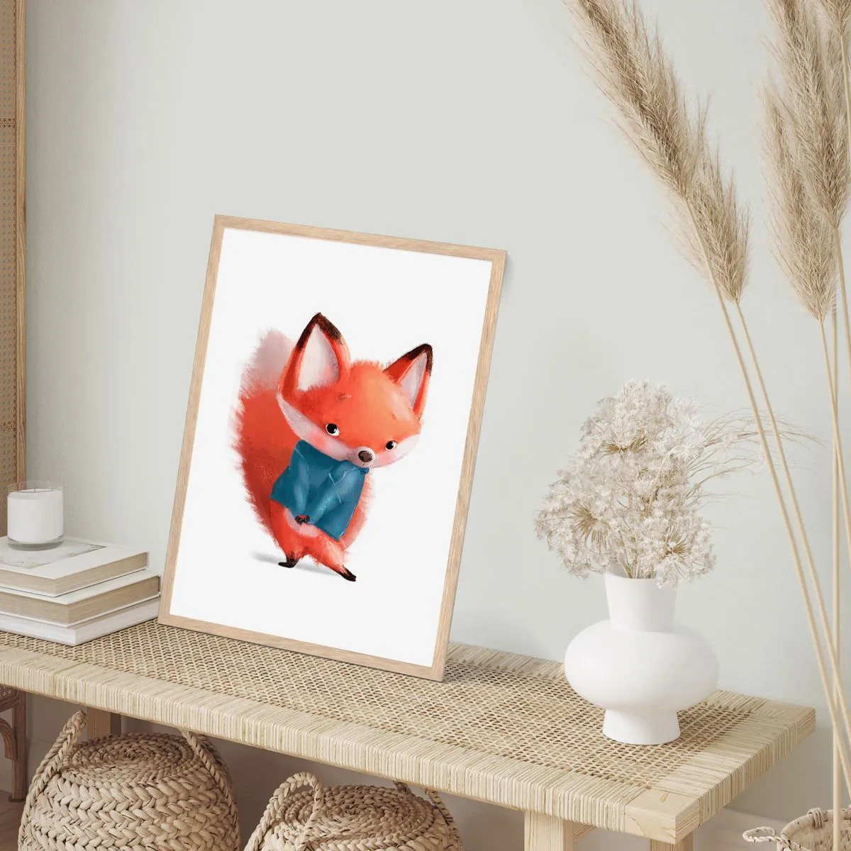 Poster in light oak frame - Do I Look Good in It? - 30x40 cm