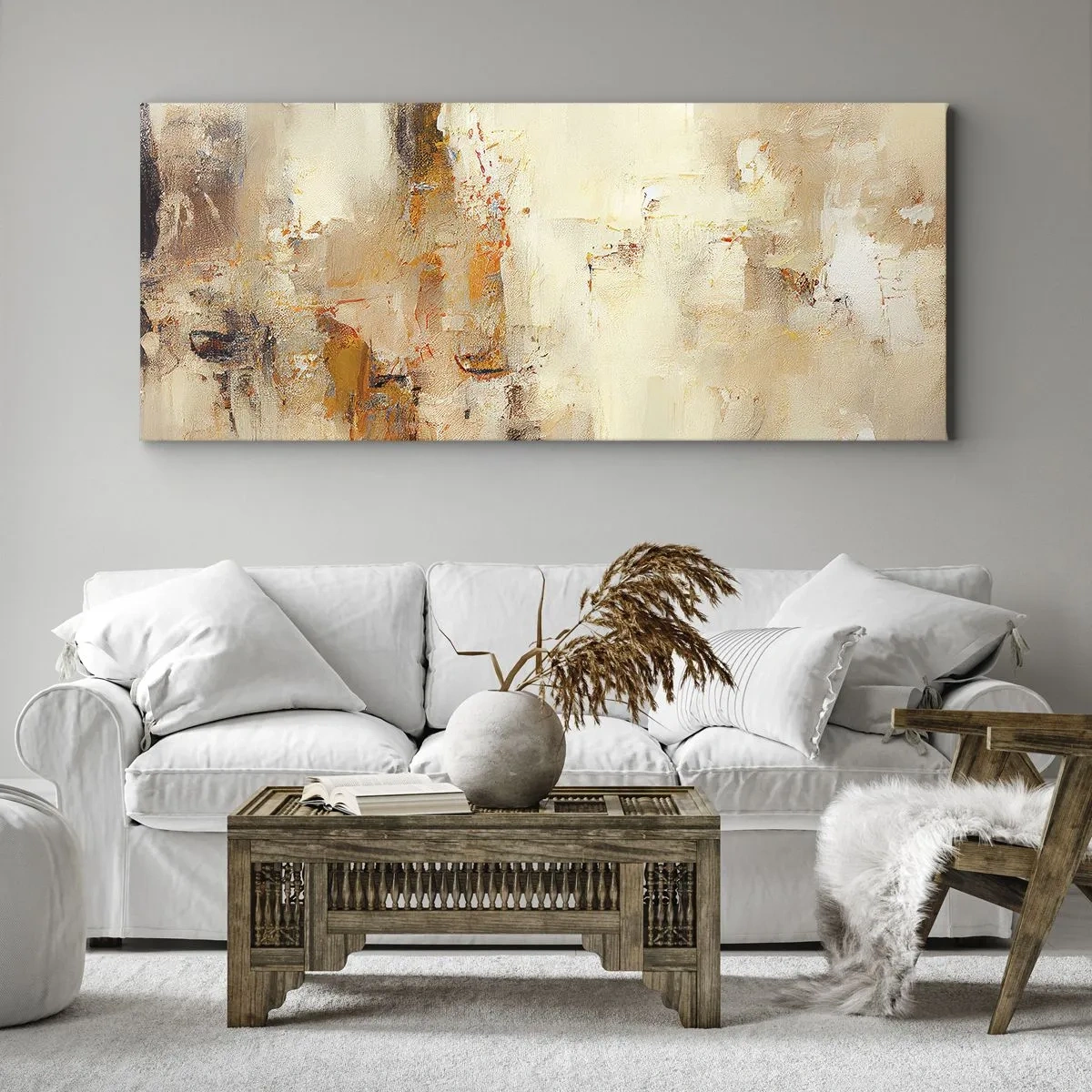 Canvas picture - Soul of Amber - 120x50 cm