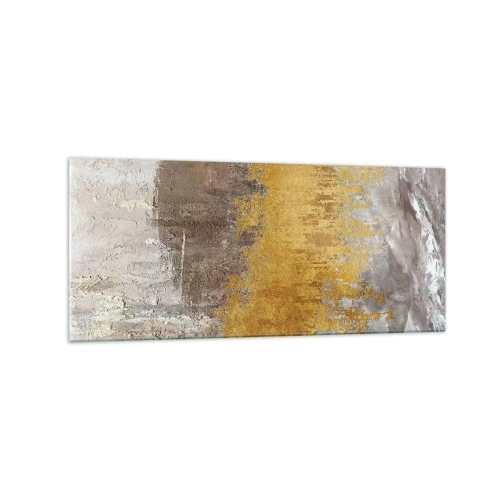 Glass picture - Golden Blast - 120x50 cm