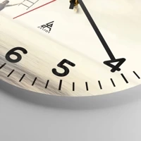 Clock face with numbers