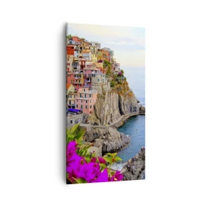 Canvas picture - Laughing City - 55x100 cm