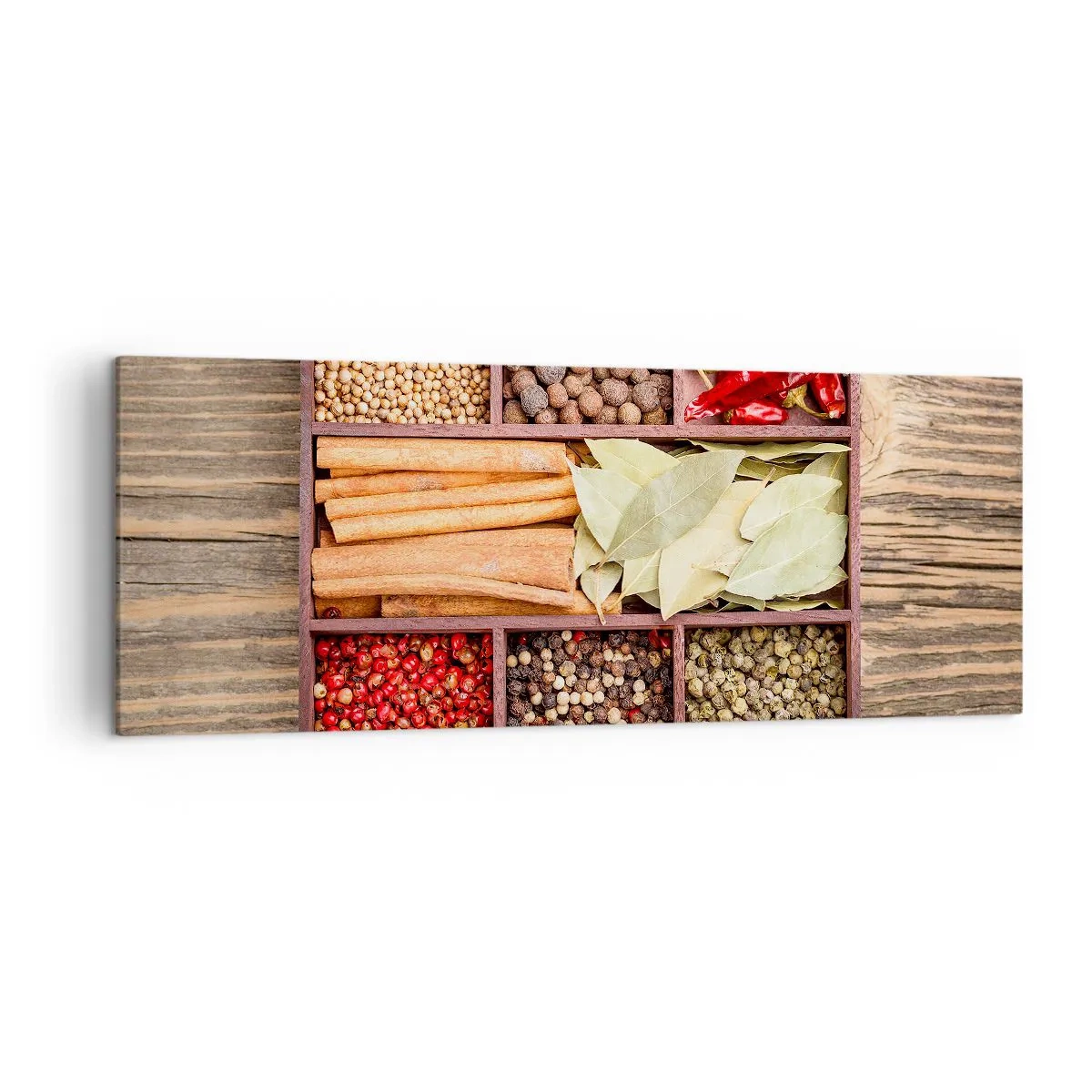 Canvas picture - Order of Shapes, Bunch of Aromas - 140x50 cm